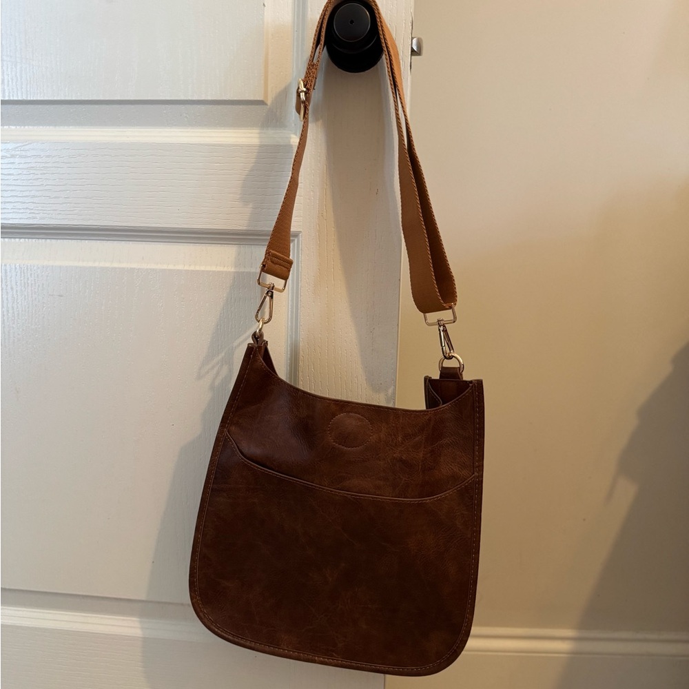 Brown Leather Shoulder Bag